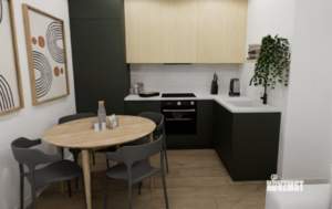 Студия квартира, строящийся дом, 35м2, 4/5 этаж