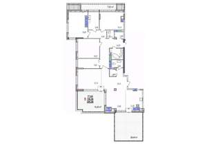 5-к квартира, вторичка, 206м2, 18/18 этаж