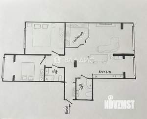 3-к квартира, вторичка, 96м2, 5/9 этаж