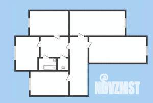 4-к квартира, вторичка, 75м2, 1/9 этаж