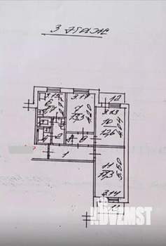 3-к квартира, вторичка, 73м2, 3/10 этаж