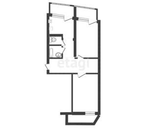 2-к квартира, вторичка, 72м2, 14/14 этаж