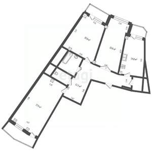 3-к квартира, вторичка, 120м2, 3/12 этаж