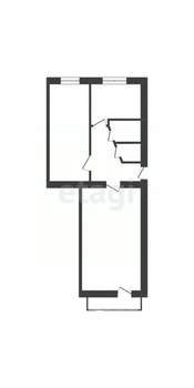 2-к квартира, вторичка, 47м2, 2/5 этаж