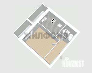 1-к квартира, вторичка, 41м2, 6/12 этаж