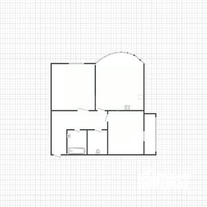 2-к квартира, вторичка, 65м2, 7/14 этаж