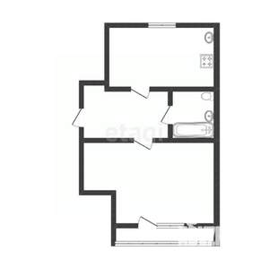 1-к квартира, вторичка, 51м2, 2/14 этаж