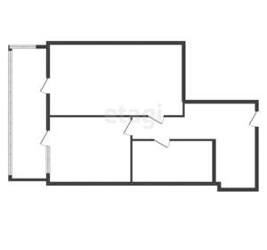 1-к квартира, вторичка, 53м2, 5/8 этаж