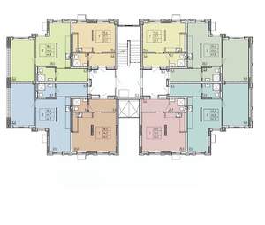 Студия квартира, строящийся дом, 35м2, 5/5 этаж
