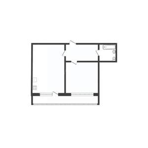 1-к квартира, вторичка, 50м2, 15/15 этаж