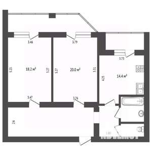 2-к квартира, вторичка, 80м2, 10/12 этаж