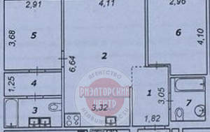 2-к квартира, вторичка, 65м2, 5/8 этаж