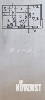 2-к квартира, вторичка, 52м2, 9/10 этаж