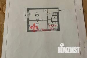 2-к квартира, вторичка, 39м2, 3/5 этаж