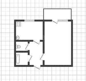 1-к квартира, вторичка, 34м2, 10/10 этаж