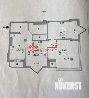 3-к квартира, вторичка, 110м2, 14/15 этаж