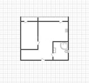 1-к квартира, вторичка, 53м2, 6/14 этаж
