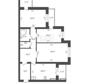 3-к квартира, вторичка, 106м2, 2/4 этаж