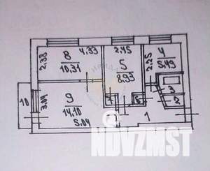 3-к квартира, вторичка, 50м2, 4/5 этаж