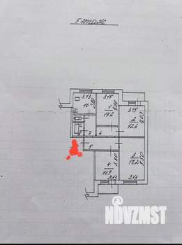 4-к квартира, вторичка, 83м2, 5/7 этаж