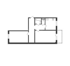 2-к квартира, вторичка, 48м2, 5/5 этаж