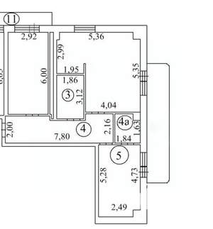 3-к квартира, вторичка, 90м2, 2/9 этаж