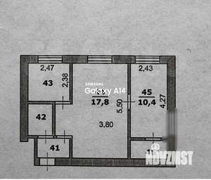 2-к квартира, вторичка, 41м2, 2/4 этаж