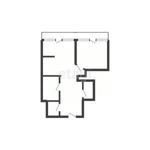 2-к квартира, вторичка, 73м2, 3/14 этаж