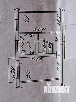 2-к квартира, вторичка, 45м2, 4/5 этаж