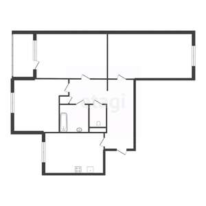 3-к квартира, вторичка, 85м2, 2/9 этаж