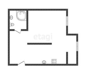 Студия квартира, вторичка, 27м2, 4/5 этаж