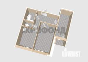 2-к квартира, вторичка, 46м2, 1/10 этаж