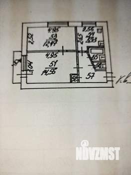 2-к квартира, вторичка, 41м2, 4/5 этаж