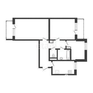 3-к квартира, вторичка, 60м2, 3/9 этаж