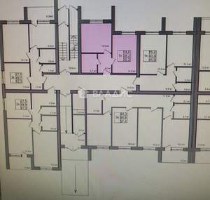1-к квартира, вторичка, 36м2, 1/4 этаж