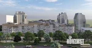 1-к квартира, строящийся дом, 28м2, 13/18 этаж