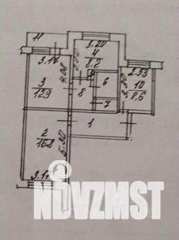 3-к квартира, вторичка, 62м2, 5/9 этаж