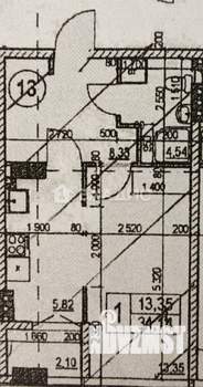 Студия квартира, вторичка, 33м2, 5/6 этаж