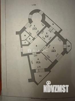 3-к квартира, вторичка, 81м2, 5/10 этаж