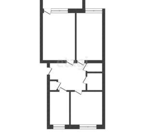 3-к квартира, вторичка, 58м2, 4/5 этаж