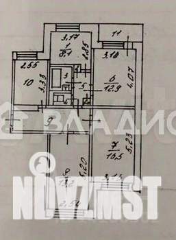 4-к квартира, вторичка, 76м2, 5/9 этаж