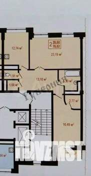 2-к квартира, вторичка, 80м2, 5/6 этаж