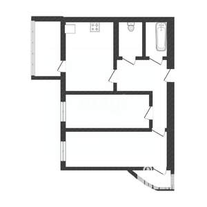 2-к квартира, вторичка, 45м2, 5/5 этаж