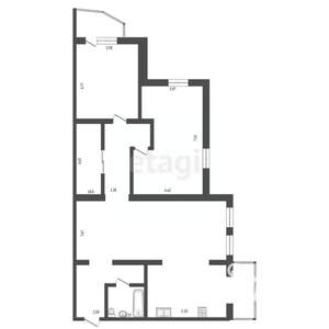 3-к квартира, вторичка, 131м2, 7/7 этаж