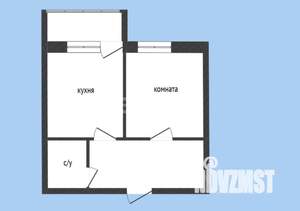 1-к квартира, вторичка, 34м2, 7/10 этаж