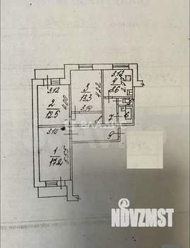 3-к квартира, вторичка, 73м2, 8/10 этаж