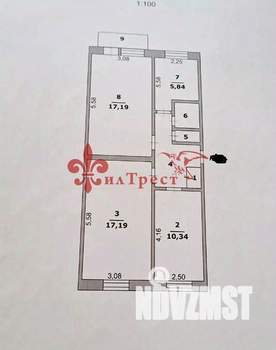 3-к квартира, вторичка, 61м2, 2/5 этаж