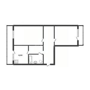 2-к квартира, вторичка, 59м2, 10/10 этаж