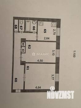 2-к квартира, вторичка, 59м2, 4/4 этаж