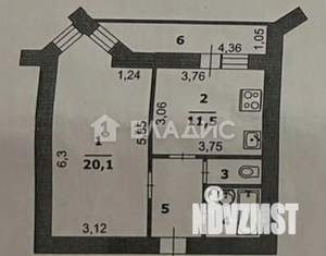 1-к квартира, вторичка, 41м2, 10/10 этаж